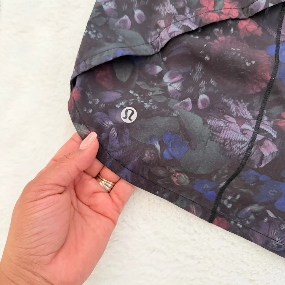 Lululemon Floral Speed Up Shorts 4”